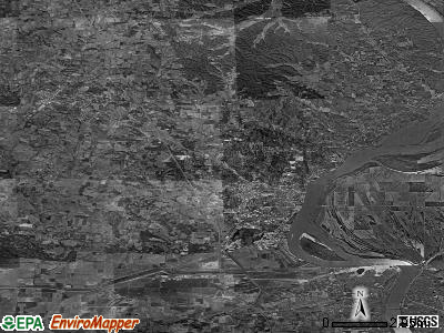 Zip code 63701 satellite photo by USGS