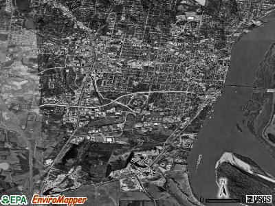 Zip code 63703 satellite photo by USGS