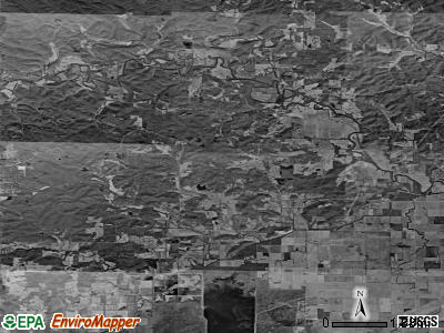 Zip code 63787 satellite photo by USGS