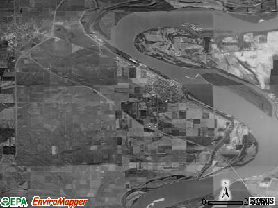 Zip code 63830 satellite photo by USGS