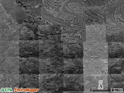 Zip code 63834 satellite photo by USGS