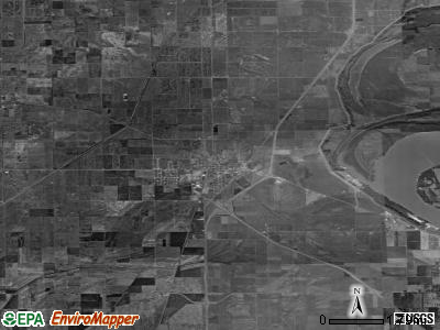 Zip code 63851 satellite photo by USGS