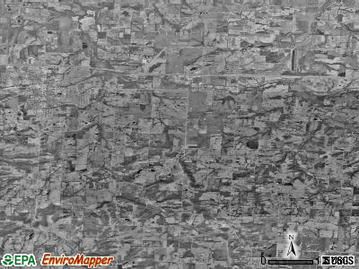 Zip code 64011 satellite photo by USGS