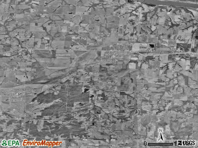 Zip code 64016 satellite photo by USGS