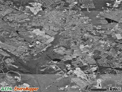 Zip code 08009 satellite photo by USGS