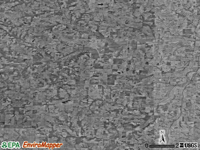 Zip code 64019 satellite photo by USGS