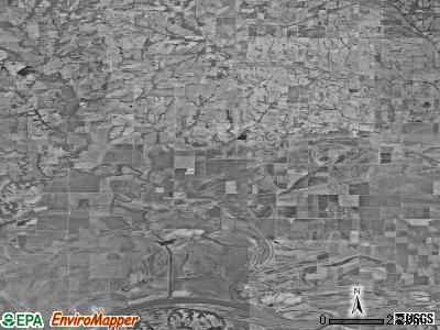 Zip code 64035 satellite photo by USGS