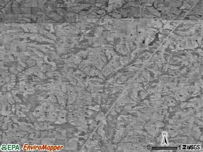 Zip code 64048 satellite photo by USGS