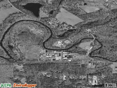 Zip code 08011 satellite photo by USGS