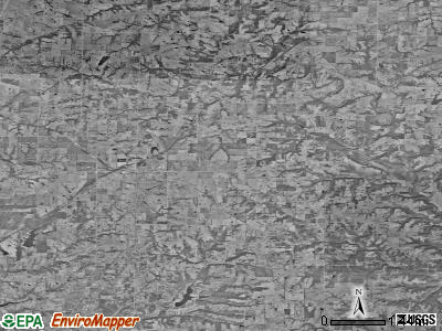 Zip code 64058 satellite photo by USGS