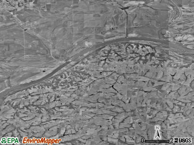 Zip code 64068 satellite photo by USGS