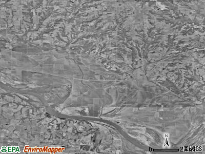 Zip code 64077 satellite photo by USGS