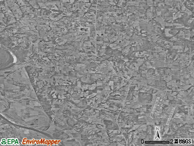 Zip code 64079 satellite photo by USGS