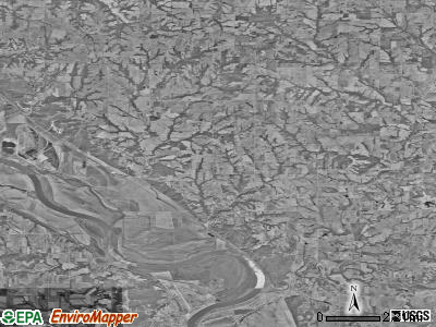 Zip code 64098 satellite photo by USGS
