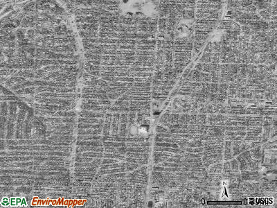 Zip code 64113 satellite photo by USGS