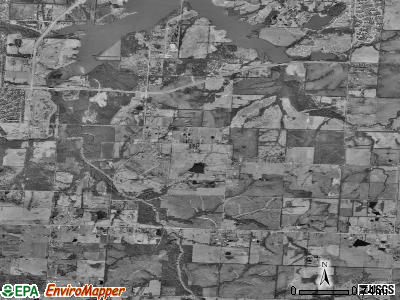 Zip code 64149 satellite photo by USGS
