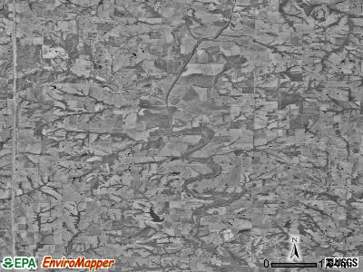Zip code 64401 satellite photo by USGS