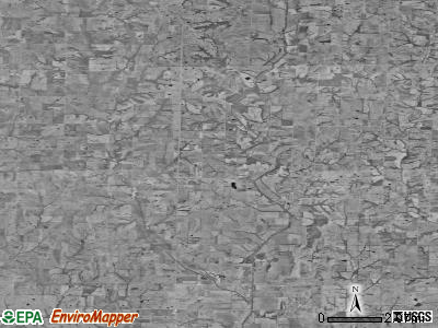 Zip code 64423 satellite photo by USGS