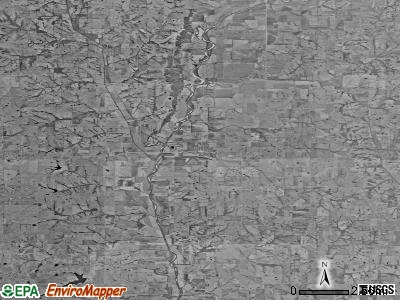 Zip code 64428 satellite photo by USGS