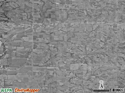 Zip code 64431 satellite photo by USGS