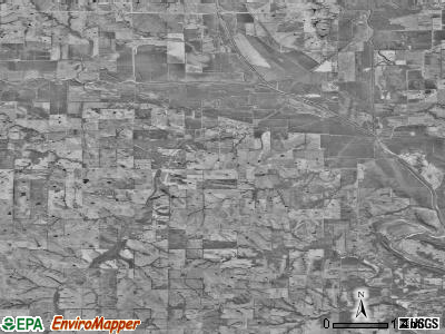 Zip code 64438 satellite photo by USGS
