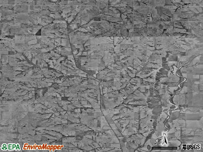 Zip code 64445 satellite photo by USGS