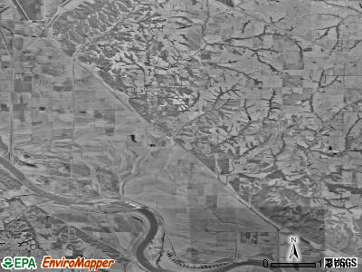 Zip code 64451 satellite photo by USGS
