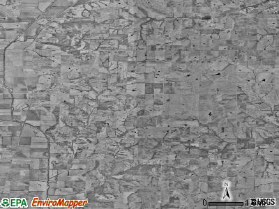 Zip code 64457 satellite photo by USGS