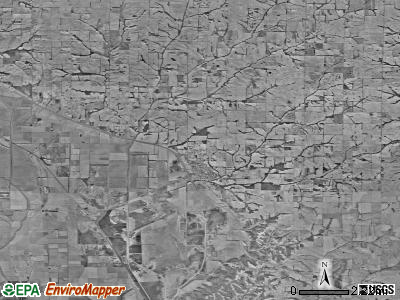 Zip code 64470 satellite photo by USGS
