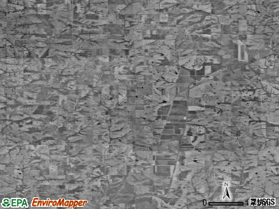 Zip code 64486 satellite photo by USGS