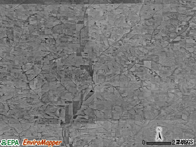 Zip code 64491 satellite photo by USGS