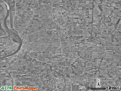 Zip code 64504 satellite photo by USGS