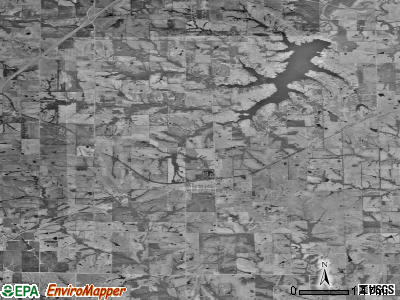 Zip code 64620 satellite photo by USGS