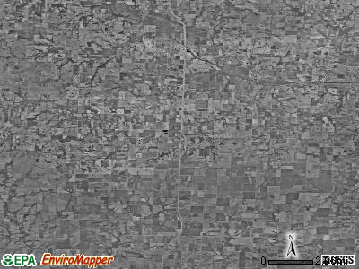 Zip code 64720 satellite photo by USGS
