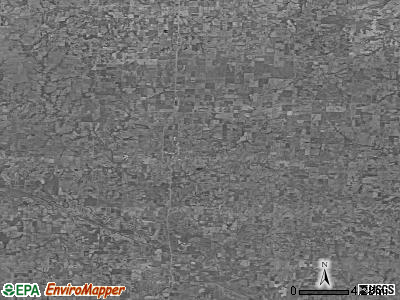 Zip code 64730 satellite photo by USGS