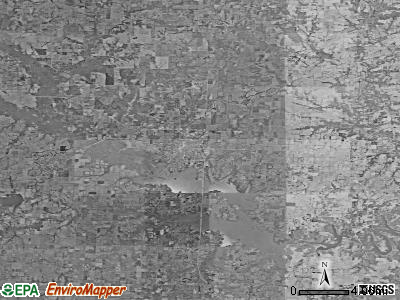 Zip code 64735 satellite photo by USGS