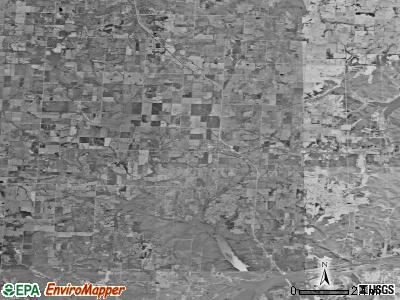 Zip code 64763 satellite photo by USGS