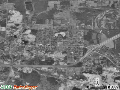 Zip code 64835 satellite photo by USGS