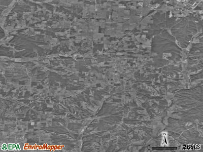 Zip code 64843 satellite photo by USGS