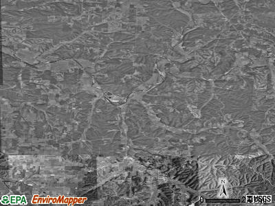Zip code 64854 satellite photo by USGS