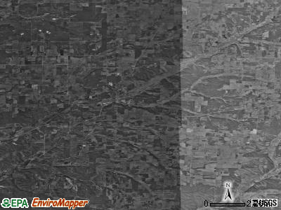 Zip code 64865 satellite photo by USGS