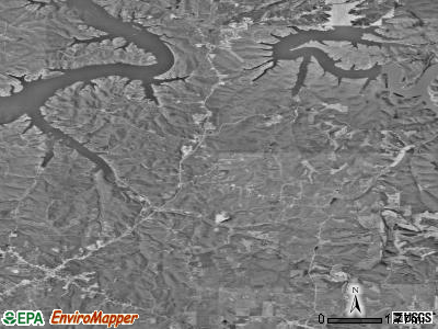 Zip code 65052 satellite photo by USGS