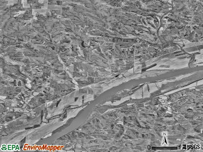 Zip code 65059 satellite photo by USGS