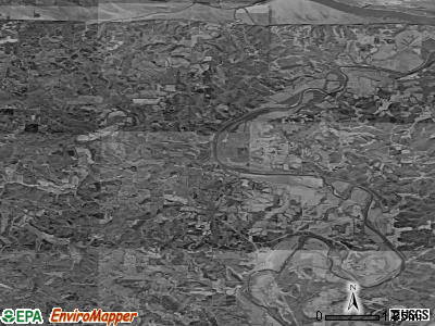 Zip code 65061 satellite photo by USGS