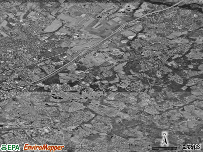 Zip code 08054 satellite photo by USGS