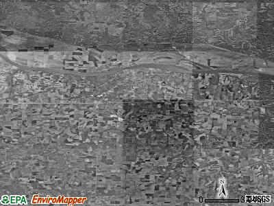 Zip code 65233 satellite photo by USGS