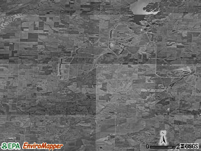 Zip code 65244 satellite photo by USGS