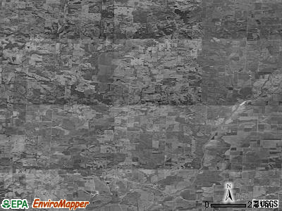 Zip code 65261 satellite photo by USGS