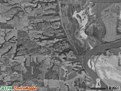 Zip code 65320 satellite photo by USGS