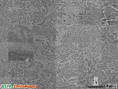 Zip code 65355 satellite photo by USGS
